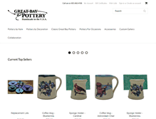 Tablet Screenshot of greatbaypottery.com